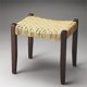 thumbnail image 3 of Taburete Butler Garner con asiento de yute tejido en madera de mango, 3 of 3