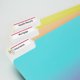 thumbnail image 2 of Etiquetas para carpetas de archivos AVERY TrueBlock, 2/3 x 3,44 pulgadas 1500, blanco/rojo, 2 of 8