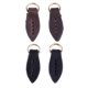 thumbnail image 1 of La cremallera de cuero 4pcs etiqueta el reemplazo del tirón del fijador para el bolso del monedero de la cartera, 1 of 5