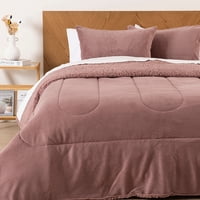 Mashini - Plumon Coral Sherpa King Morado