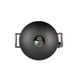 thumbnail image 2 of Wok Hierro Fundido Los Boldos Base Plana Asas 30cm Precurado Cocina, 2 of 3