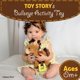 thumbnail image 2 of Juguete para bebé KIDS PREFERRED Peluche sensorial mordedera Bullseye, 2 of 6
