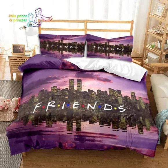 Friends Drama TV Series Bedding Set Bed Set Adult Kid Bedroom Bedding Gift Bed Sheets