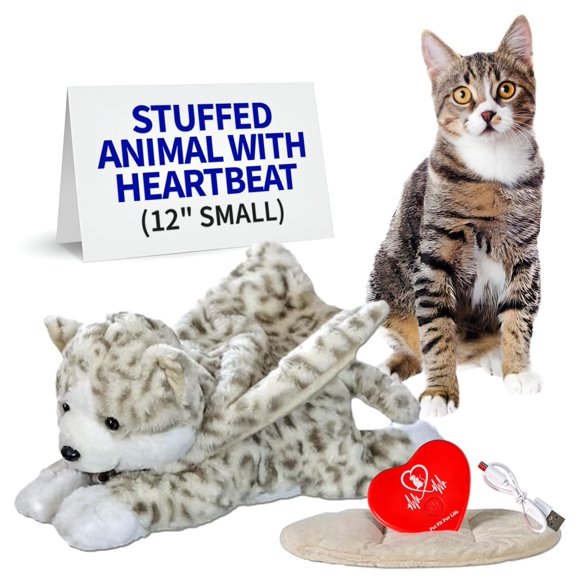 Animal de Peluche Pet Fit For Life de 30 cm con Simulador de Latido