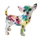 thumbnail image 2 of Estatua De Graffiti Chihuahua, Figura De Perro, Obra De Arte De Resina Para Amantes De Los Perros, Regalos Estilo A, 2 of 5