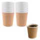 thumbnail image 1 of Set 50 Vasos Cafe Polipapel Termico 236mL 8Oz Corrugado, 1 of 3