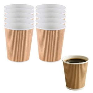 Disparo - Set 50 Vasos Cafe Polipapel Termico 236Ml 8Oz Corrugado