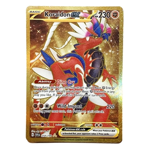 Tarjeta Coleccionable Pokémon Koraidon Ex 254/198 Scarlet & Violet