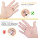 thumbnail image 5 of Ajustador de Anillo Likimar 57 piezas, 3 colores, DIY, 5 of 6
