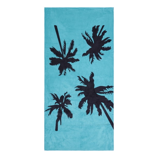 REGALWOVEN Toalla de Playa Sobredimensionada, Absorbente y de Secado Rápido, Toallas de Piscina Gruesas para Natación, Camping Azul_2 28' x 56'