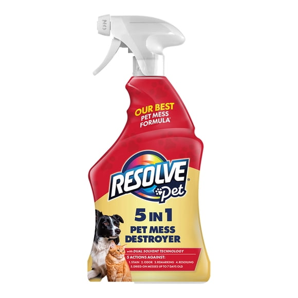 Limpiador Alfombras Resolve Pet 5 en 1 650 ml Quita Olores