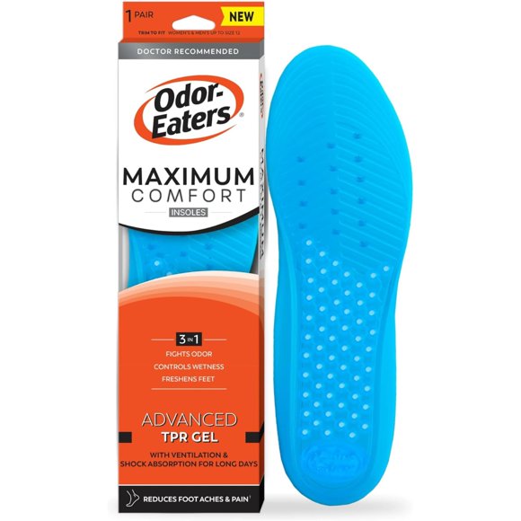 Plantilla para zapatos Odor-Eaters Max Comfort Gel - 1 par