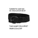 thumbnail image 3 of INSPIRE CHIC Cinturón Ancho Trenzado de Talla Grande para Mujer Estilo Paja con Hebilla de Metal para Vestidos Negro 129cm, 3 of 4