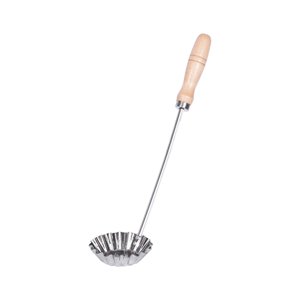 Magideal - Cuchara Para Freír Panqueques, Molde Para Gofres De Aceite, Tamaño Compacto, Manual, Cuchara Para Freír, Redondo, Resistente Al Calor, Bunuelos, Molde