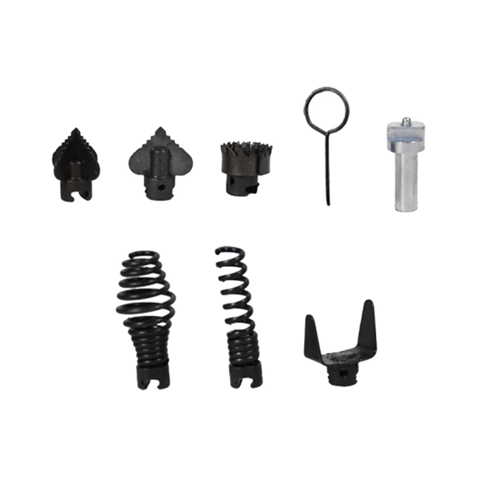 Bothyi - Máquina Limpiadora De Drenaje, Cabezal Cortador Combinado, Drenaje Para Barrenas De Drenaje, Cocina, Negro, 8 Uds.