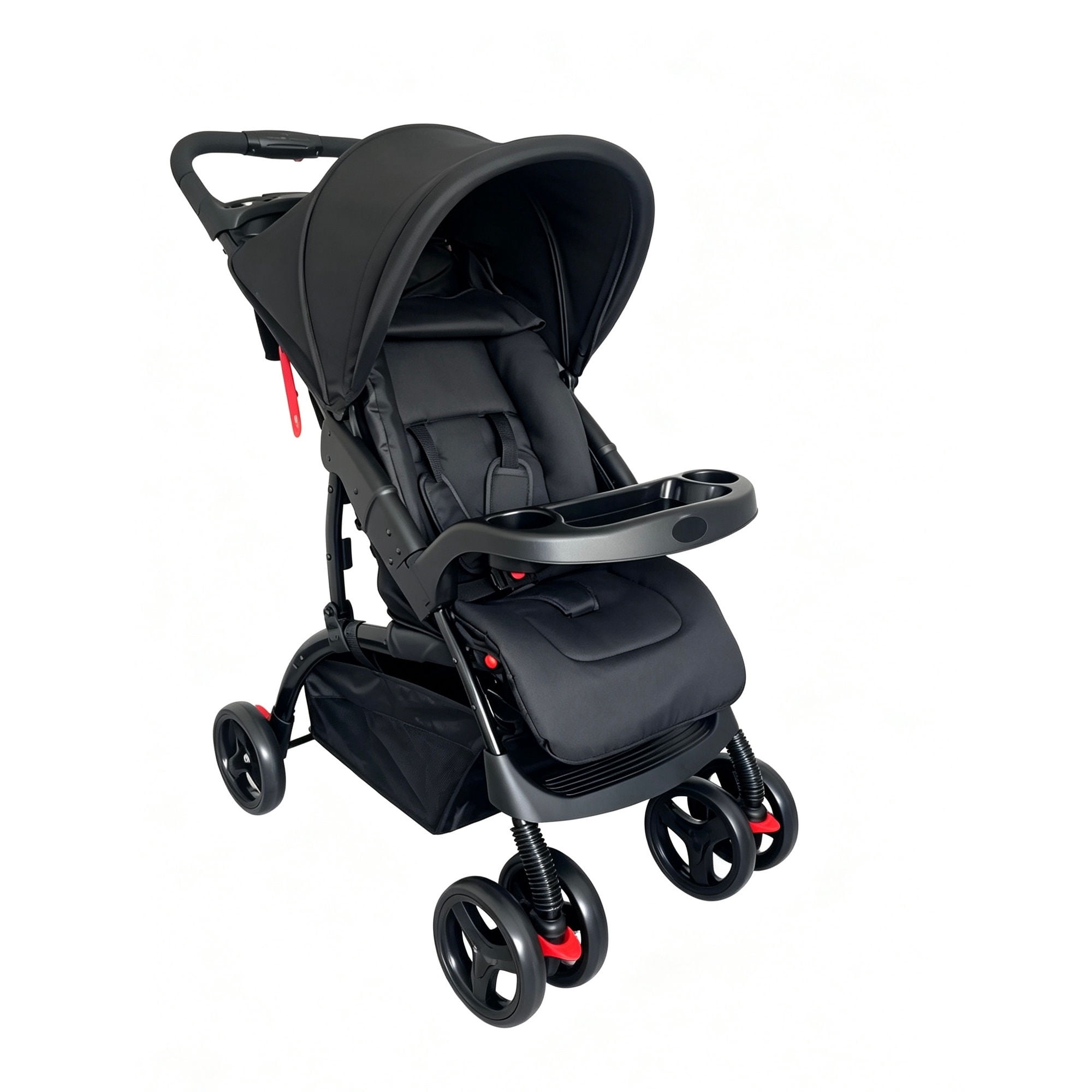 Coche para bebe gris