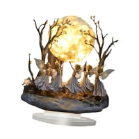 Bothyi - Adorno De Escritorio 2D De Decoración De Luna De Hadas Acrílicas Para Dormitorio De Estante De Oficina