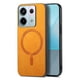 thumbnail image 1 of Magnetic Slim Case for Xiaomi Redmi Note 13 Pro 5G with Camera Guard & Anti-Scratch Back Yellow, 1 of 6