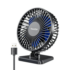 Ventilador De Escritorio Gaiatop Gaiatop Usb Pequeño Pero Potente De 3 Velocidades Blu