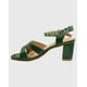 thumbnail image 4 of Sandalia Taco cuadro Verde, 4 of 5