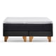 thumbnail image 2 of Cama Europea New Top Colchon Resortes 23 Cm 2 Plazas Base Dividida Tela Velvet Negro, 2 of 8
