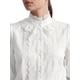 thumbnail image 5 of INSPIRE CHIC Camisa Vintage para Mujer con Cuello, Volantes, Encaje, Mangas Largas, Puños Elásticos, Abotonada, Blusa Elegante de Renacimiento, Talla XX Grande, Blanca, 5 of 6