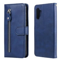 Gangxun - Funda Con Cremallera Para Samsung Galaxy A32 5G, Carcasa Cartera De Cuero Pu Con Soporte Y Tarjetero