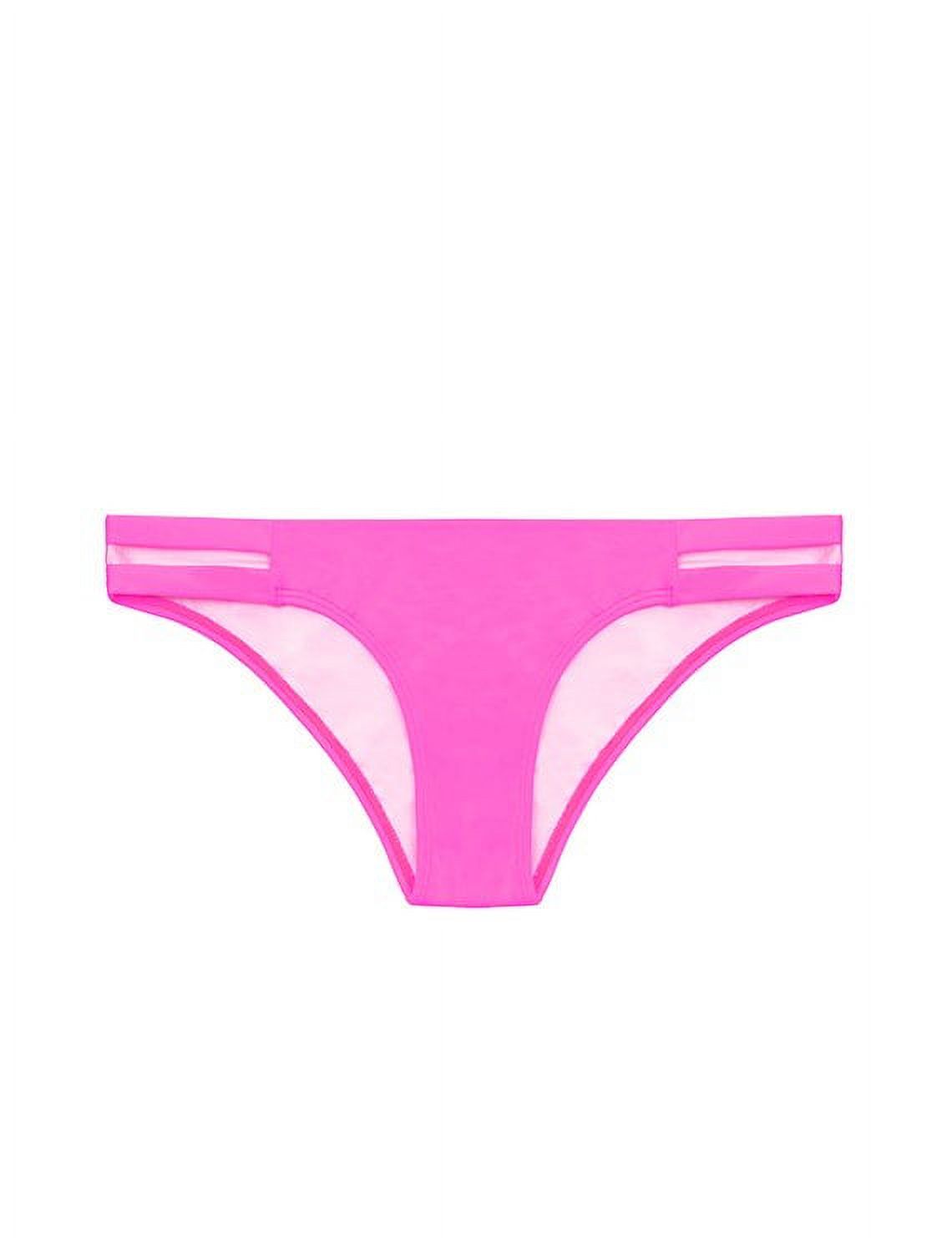 Samia - Bikini Calzón Con Calados Laterales Fucsia L