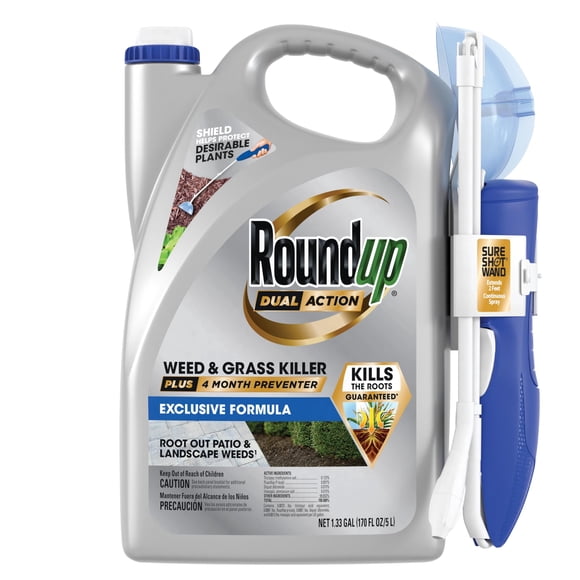 Herbicida Roundup Doble Acción 5 L con aplicador Sure Shot