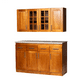 thumbnail image 1 of Mueble de Cocina Set Elevacion y base Berlin Madera Nogal 4 Puertas, 1 of 2