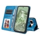 thumbnail image 5 of Funda tipo cartera FOXDOCK para Google Pixel 8A , diseño girasol en relieve, cuero PU, cierre magnético, soporte y tarjetero, 5 of 5