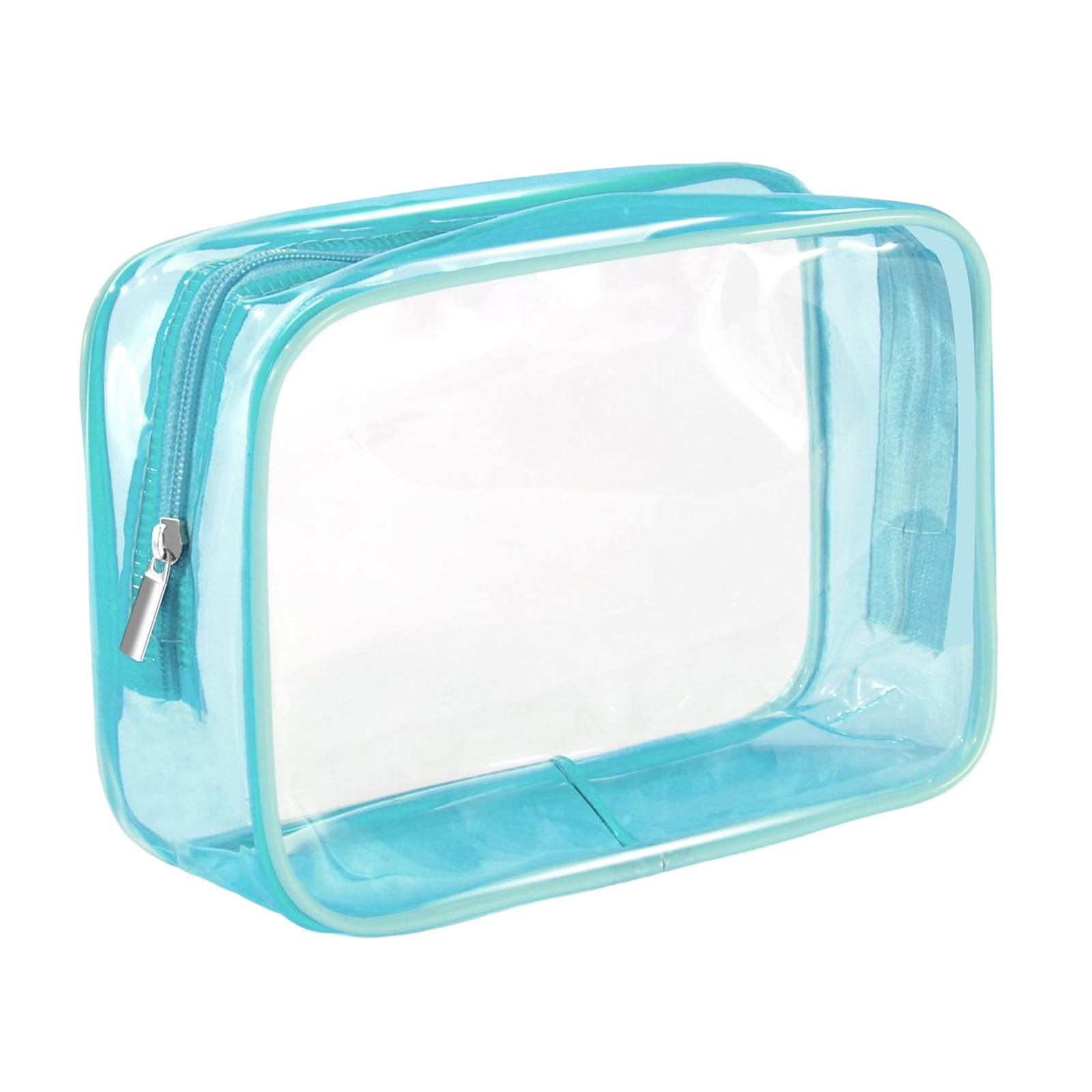 Magideal - Neceser Impermeable Bolsa De Cosméticos Transparente Bolsa De Cosméticos Portátil Multipropósito Reutilizable Para Mujeres Y Hombres Bolsa De Embalaje Azul