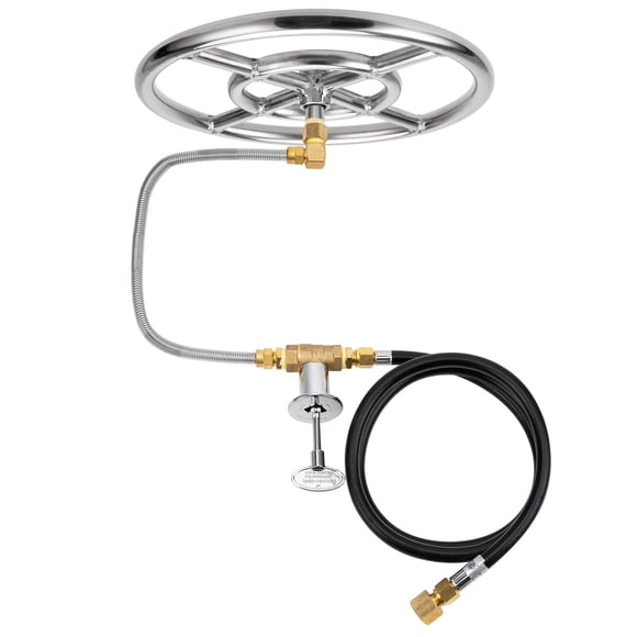 Quemador de Gas Natural para Fogón Stanbroil de Acero Inoxidable 30 cm