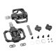 thumbnail image 5 of Pedales De Bicicleta MTB Con Calas De Doble Cara Para Pedal Sin Clip SPD Negro, 5 of 5