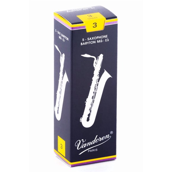Cañas Bari Sax Traditional Vandoren SR243 Strength (3 x 5)