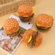 thumbnail image 2 of Pet Plush Toy, Hamburger Shaped Toy For Indoor Dogs, Interactive Dog Chew Toy, Dog Squeaky Toy, 2 of 2