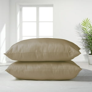 Masel - Set 2 Almohadas Premium Eco Colores 50X70 Beige
