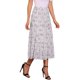 thumbnail image 4 of INSPIRE CHIC Falda Floral de Mujer con Volantes en Capas de Chifón Falda Maxi Línea A Flor Blanca M, 4 of 6