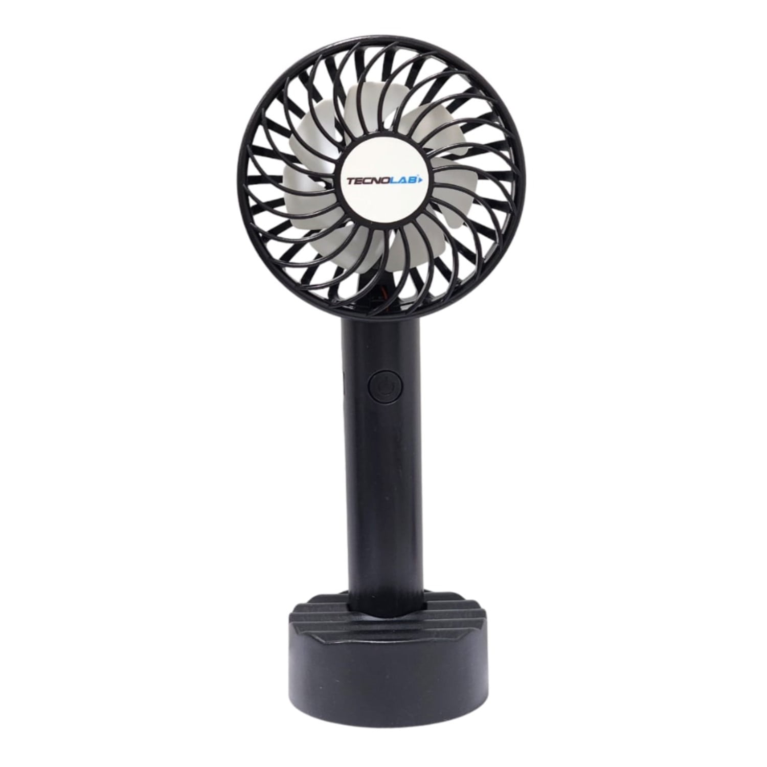 Ventilador Recargable Portátil Base Tecnolab Negro Tl671bk