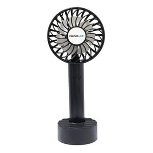 Ventilador Recargable Portátil Base Tecnolab Negro Tl671Bk