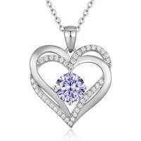 Heshpaws - Colgante Con Piedra De Nacimiento De Zirconia