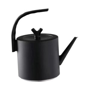 Magideal - Hervidor De Agua Hervidor De Agua Caliente Calentador De Té Vintage Tetera Cafetera Para Acampar Amantes Del Té Regalo Hervir Agua Caliente Cocina , Negro