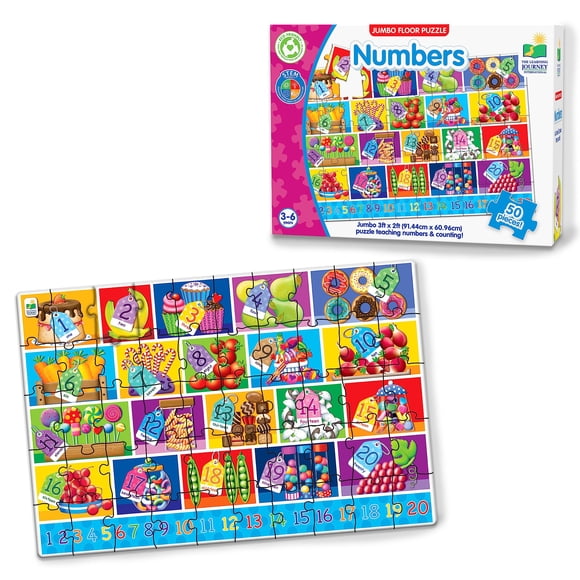 PUZZLES The Learning Journey Números - 50 piezas