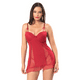 thumbnail image 2 of Babydoll Con Copas En Microfibra Y Tull | Encanto Nocturno, 2 of 2