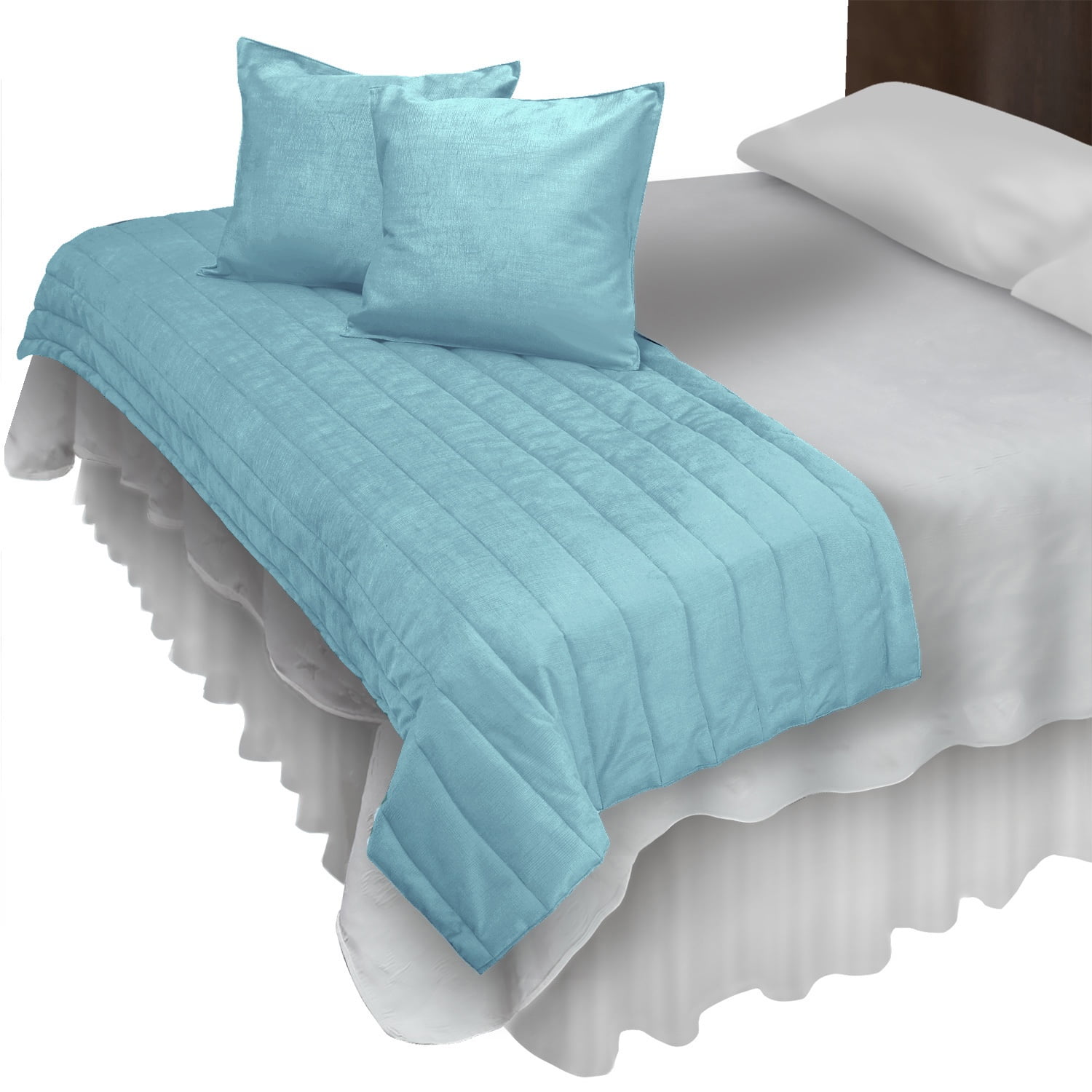 Mallorca - Piecera Con Fundas Velvet Aqua