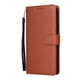 thumbnail image 2 of Funda Cartera para iPhone 15 Pro Max con Tarjetero, Soporte y Cordón - Protección Marrón, 2 of 6