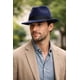thumbnail image 2 of Sombrero Fedora de Fieltro Unisex Estilo Clásico Elegante, 2 of 4