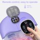 thumbnail image 2 of Spa para pies WHALSTAR plegable con masaje de burbujas y calor - Morado, 2 of 7