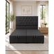 thumbnail image 3 of Cama Baul King Capitone Onyx Con Sistema Hidráulico Gris Oscuro, 3 of 6
