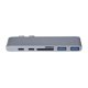 thumbnail image 2 of 7 en 1 USB-C a Type-C 3USB 3.0 Hub RJ45 Ethernet Micro SDTF OTG Adapter, 2 of 5